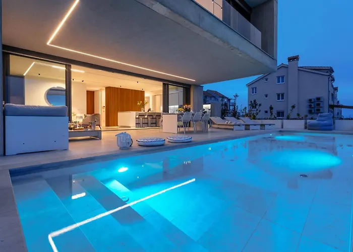 Infinity With Infinity Pool, Sea View Villa Hvar Town